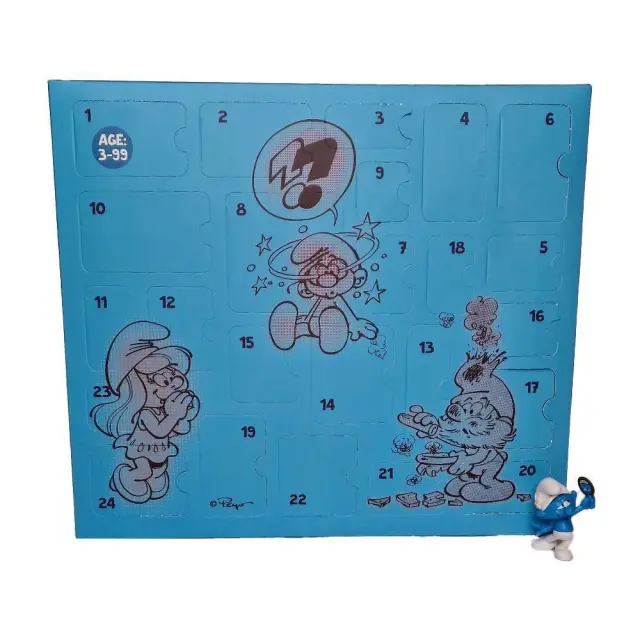 Purple Cow Advent Calendar Ημερολόγιο Αντίστροφης Μέτρησης "Στρουμφάκια'' 3
