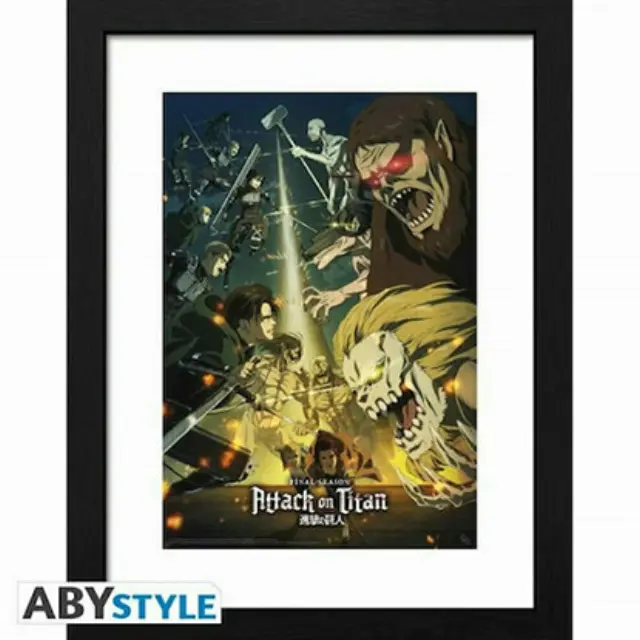 ABYstyle Κάδρο Attack on Titan Season 4 key art 3 - Collector Print 30x40cm (GBYDCO046)