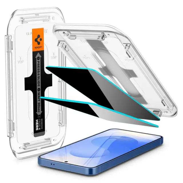 Spigen Screen Protection Glas.TR EZ Fit Privacy Samsung Galaxy S24/S25 2pcs 2