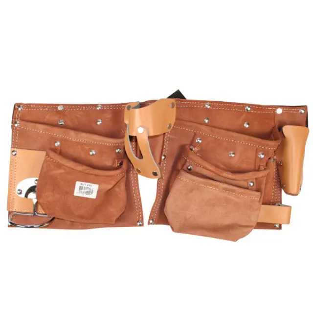 Tool apron leather profi 11 pieces