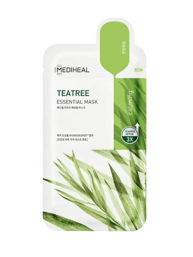 Mediheal Μάσκα με Τεϊόδεντρο για Καταπράυνση Teatree Care Solution Essential Mask EX 24ml