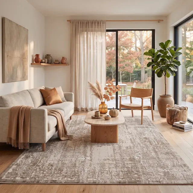 Beauty Home Χαλί Vision Art 9258 Μπεζ 160x230 2