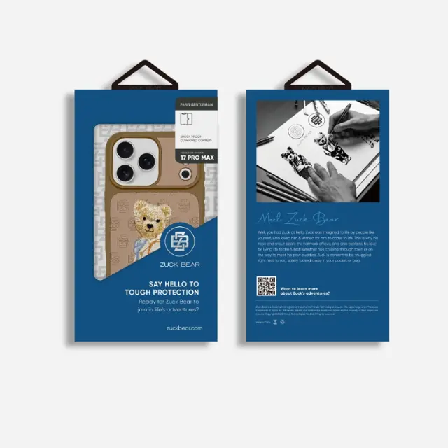 ZUCK BEAR PARIS GENTLEMAN iPhone 17 PRO