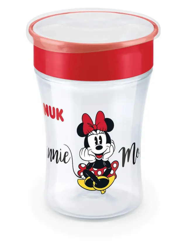 Nuk Παιδικό Ποτηράκι "Magic Cup" από Πλαστικό Κόκκινο 230ml για 8m+