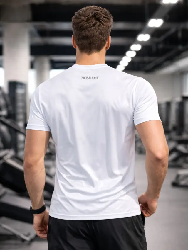 T-shirt Noshame® Λευκό Dry Fit - 152603 - XXL 2