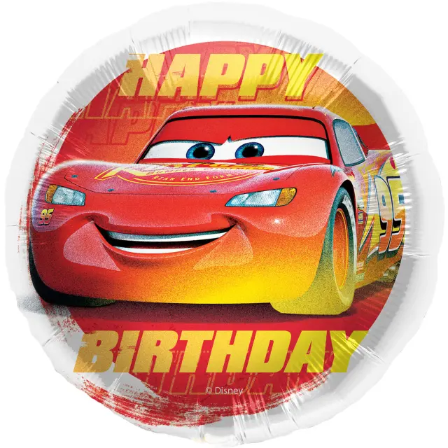 Μπαλόνι Φοιλ 17 Cars McQueen Happy Birthday / 45 εκ