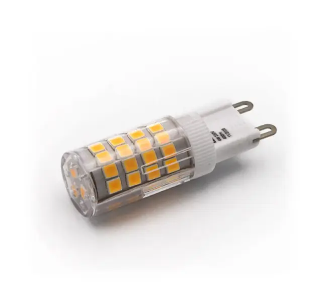 LED ΛΑΜΠΑ SMD ΚΕΡΑΜΙΚΟ G9 4W 230VAC ΔΙΑΦΑΝΗ ΨΥΧΡΟ 6200Κ