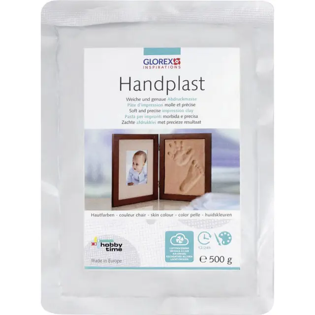 Glorex Handplast Πηλός Αυτοξηραινόμενος - Skin Colour - 500gr