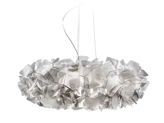 Clizia Suspension L Fumé φωτιστικό κρεμαστό οροφής LED Φιμέ
