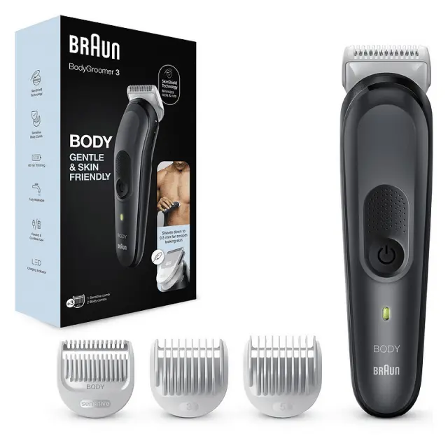 Braun Series 3 BG3350 Ξυριστική Μηχανή Σώματος Επαναφορτιζόμενη 2