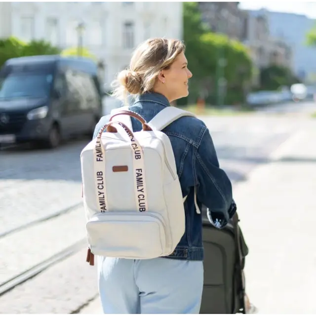 Σακίδιο Πλάτης ChildHome family club off white BR77796 2
