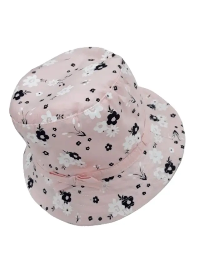 Καπελάκι Black White Pink Flowers Venere 7170724 - 48 cm (12-18m) 3
