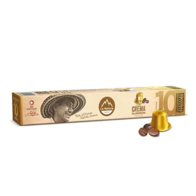 La Natura Lifestyle Espresso Crema Aluminium 10 τμχ | Nespresso