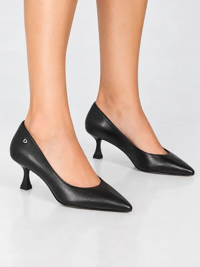 Donna Serena Γόβες Γυναικείο δέρμα Μαύρο DSE/436074 NERO - 38 2