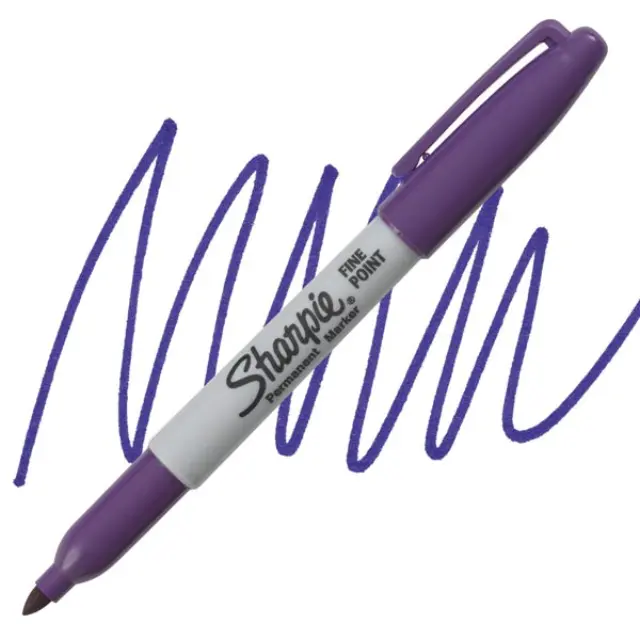 Μαρκαδόρος Sharpie Fine Permanent 0.9mm - Μωβ