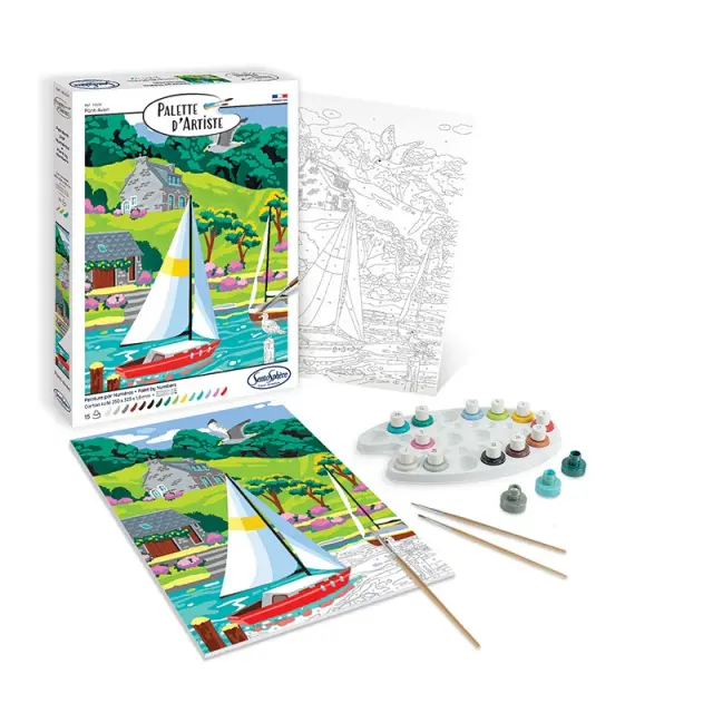 SentoSphere PALETTE D'ARTISTE Paint by Numbers - Pont-Aven 028-45204 2