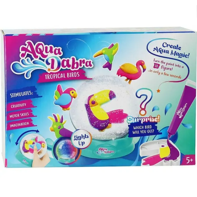 Aqua Dabra mini Ενυδρείο Τροπικά Πουλιά για Παιδιά 3+ Ετών 8τμχ