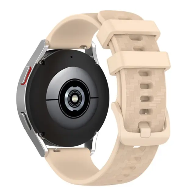 Λουράκι Σιλικόνης για Ρολόγια Fits all 20mm-Beige Carbon OEM