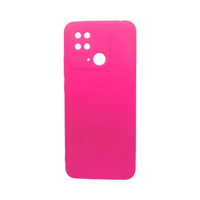Θήκη Σιλικόνης Για Xiaomi Redmi 10C / Poco C40 Φούξια