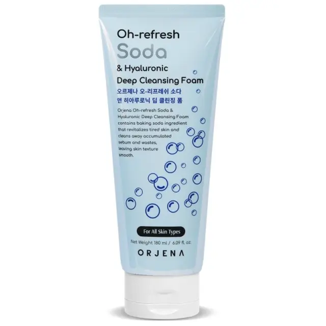 Orjena Oh-Refresh Soda & Hyaluronic Deep Αφρός Καθαρισμού 180ml