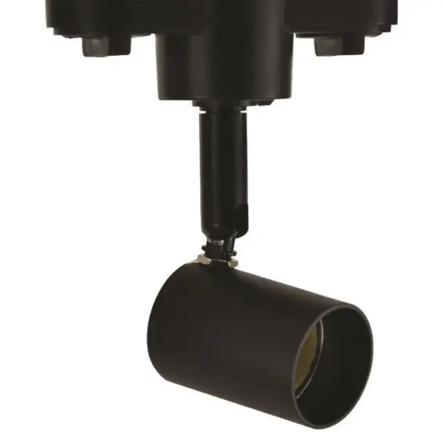ΣΠΟΤ ΡΑΓΑΣ 2 ΓΡΑΜΜΩΝ GU10 Φ60mm 4cm ΣΤΥΛΟΣ ΜΑΥΡΟ Μαύρο
