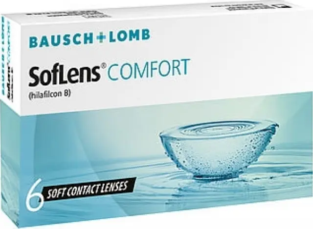 Bausch & Lomb soflens comfort 6 τεμάχια - -0.50 (Μυωπία)