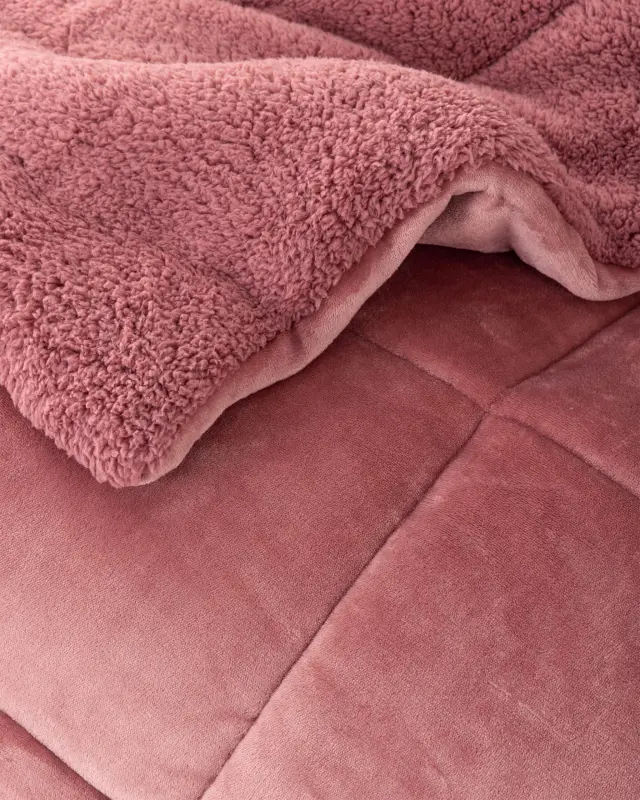 Nima Home Κουβέρτα/Πάπλωμα Υπέρδιπλο 220x240 - Cira Apple Pink Ροζ 2