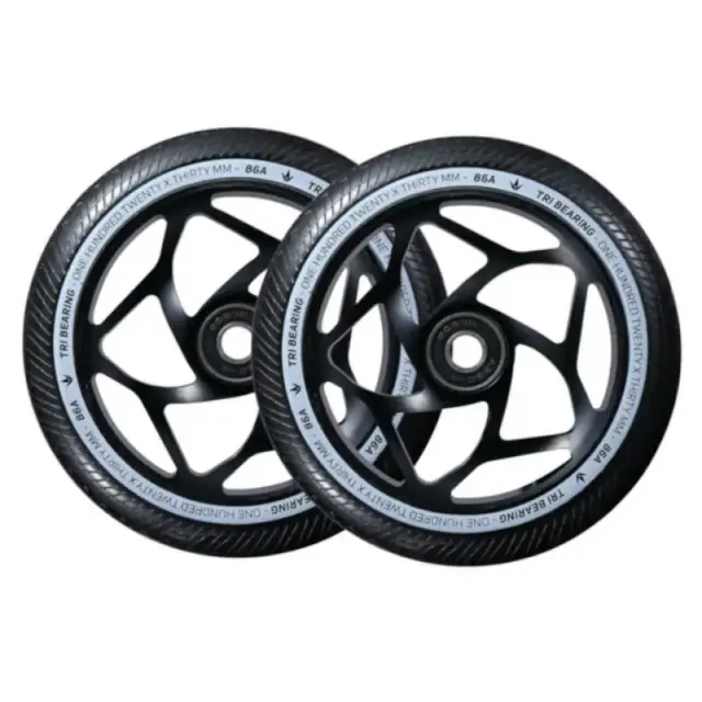 Blunt Tri Bearing Freestyle Scooter Wheels 120 - Black 2