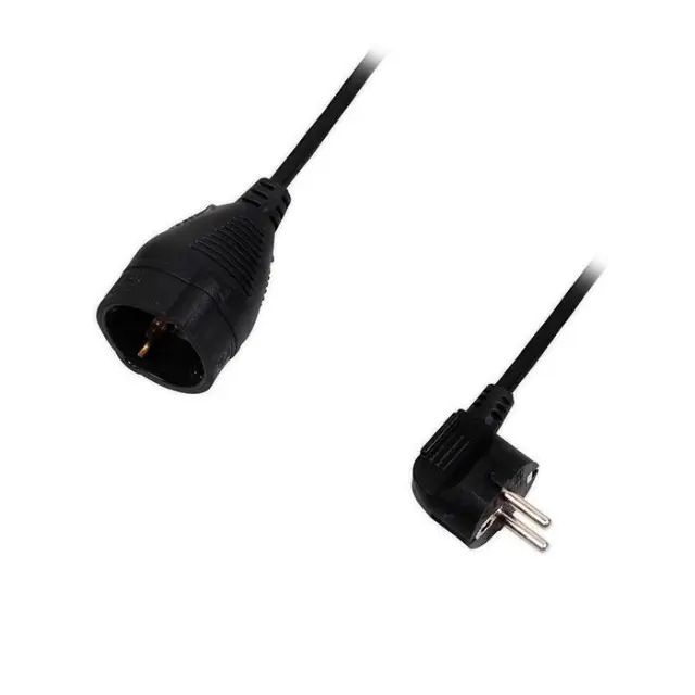Προέκταση καλωδίου σούκο 5 μέτρα (3 x 1.5 mm²), σε μαύρο χρώμα.