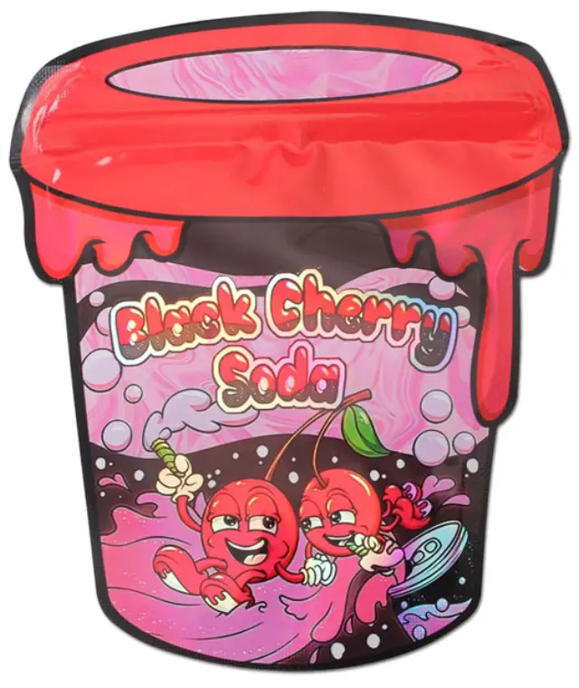 Σακουλάκι Ασφαλείας Mylar Zip Bag - Blackcherry