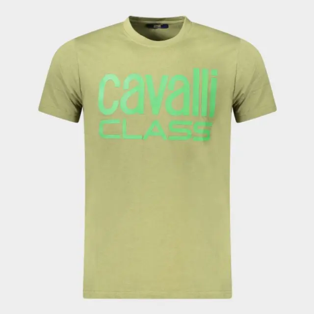 T-Shirt Cavalli QXT62QJD060_VE04050 Πράσινο - 2XL