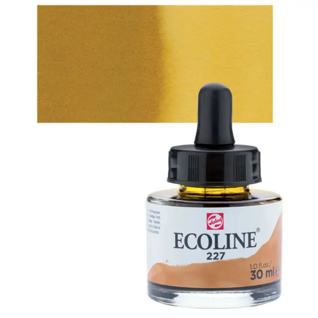 Μελάνι Talens Ecoline - 227 Yellow Ochre - 30ml