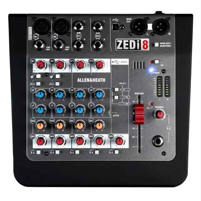 Allen & Heath ZEDi-8 USB Αναλογική Κονσόλα Μίξης