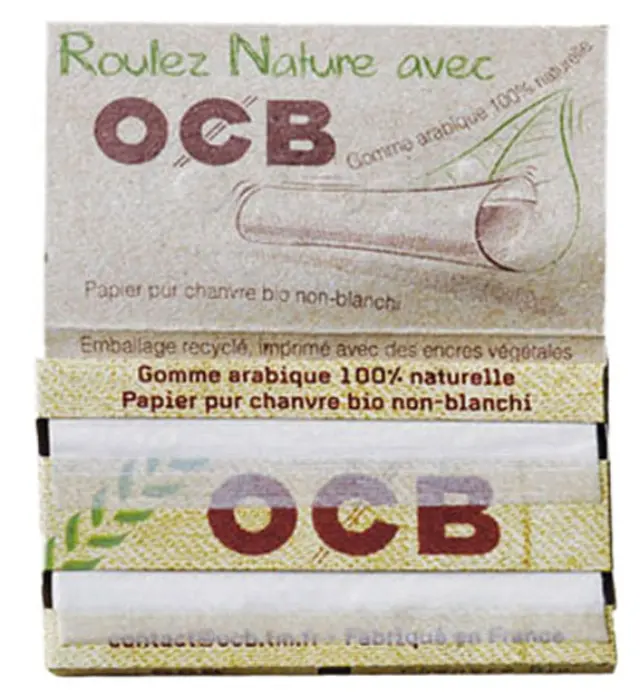 OCB Χαρτάκια Organic Hemp Double + Tips 2