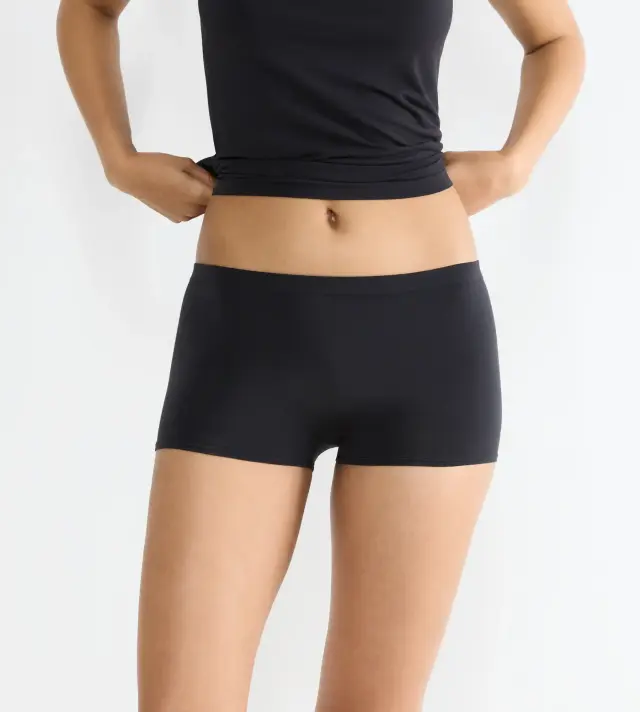 Sloggi Μπόξερ Go Sense Short Μαύρο 2-Pack 3