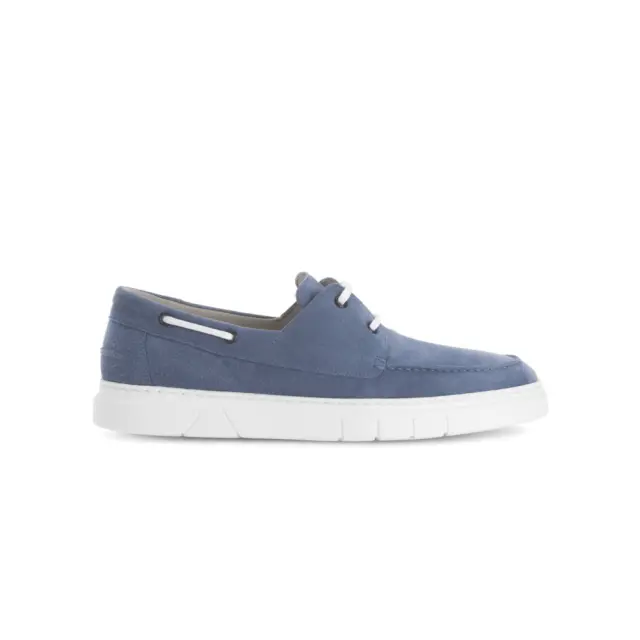 Pius Gabor Μοκασίνια-Loafers Ανδρικό δέρμα Nubuck Μπλέ PGA/102317 02-SKY