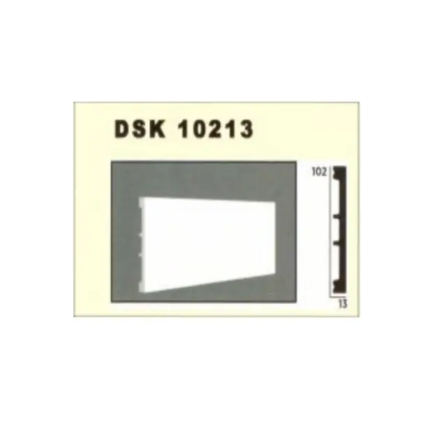 Decolux Επιτοίχιο διακοσμητικό Προφίλ 13X102mm / DSK 10213 2