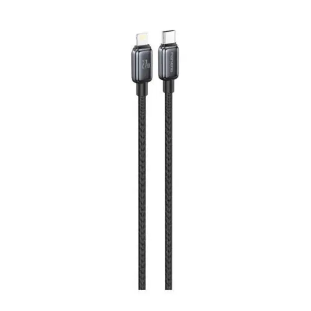 Καλώδιο Σύνδεσης USB 2.0 Foneng X119 Zinc Alloy Head Braided USB C σε Lightning PD 27W 1m Μαύρο N68722