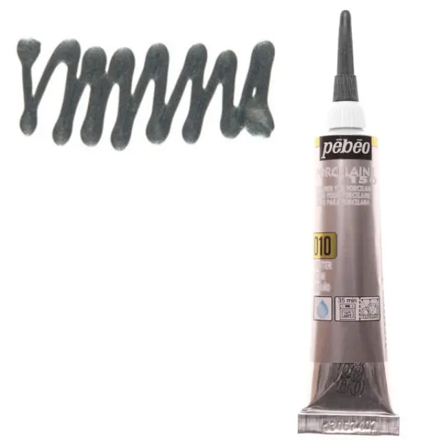 Pebeo Περίγραμμα Porcelaine 150 - 010 Pewter - 20ml
