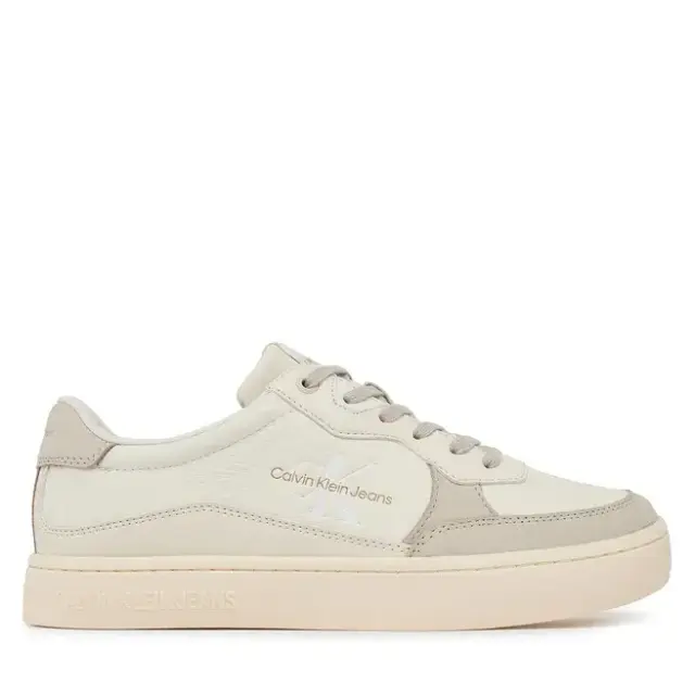 Calvin Klein - Ανδρικά Sneakers Classic Cupsole Low Lth Ml Fad YM0YM00885-0GF Λευκό