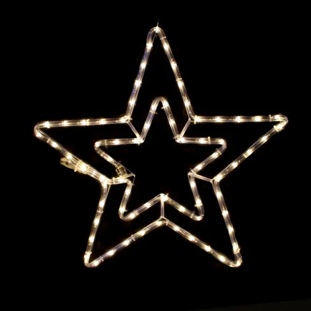 ΔΙΠΛΑ ΑΣΤΕΡΙΑ ΜΟΝΟΚΑΝΑΛΟΣ ΦΩΤΟΣΩΛΗΝΑΣ 72 LED 3m ΘΕΡΜΟ ΛΕΥΚΟ FLASH IP44 550mm ΜΕ 1.5m ΚΑΛΩΔΙΟ / X0818131