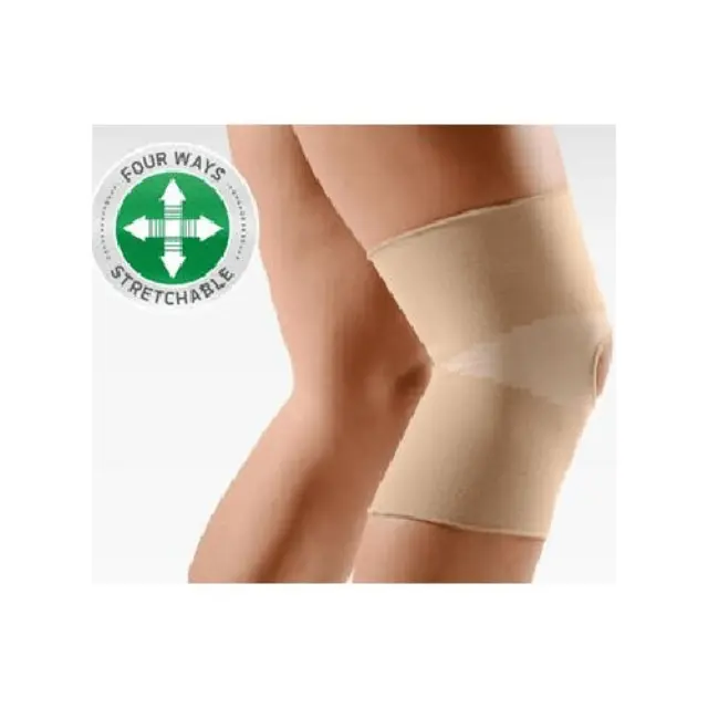 ANATOMIC LINE 6502 Επιγονατίδα Απλή Με Τρύπα Ελαστική Μπέζ Χρώμα - L