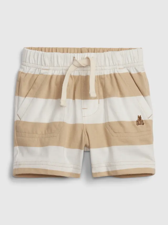 Multi Βρεφικό 100% Οργανικό Βαμβάκι Mix and Match Pull-On Σορτς cashew crunch tan - 3-6M