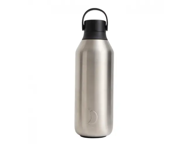 Μπουκάλι Θερμός Series 3 Chilly's με χωρητικότητα 500ml και διατήρηση θερμοκρασίας 14h ζεστό / 36h κρύο - Stainless Steel22879