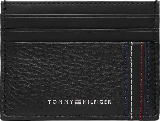 Tommy Hilfiger Ανδρική Μικρή Θήκη Πιστωτικών Καρτών Th Central CC Holder Μαύρο