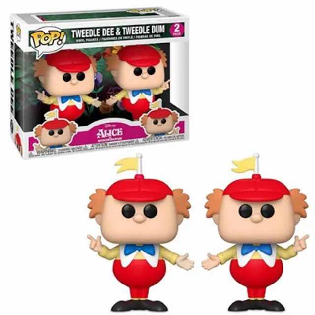Funko Pop! Disney: Alice 70th - Tweedle Dee + Dum Figure