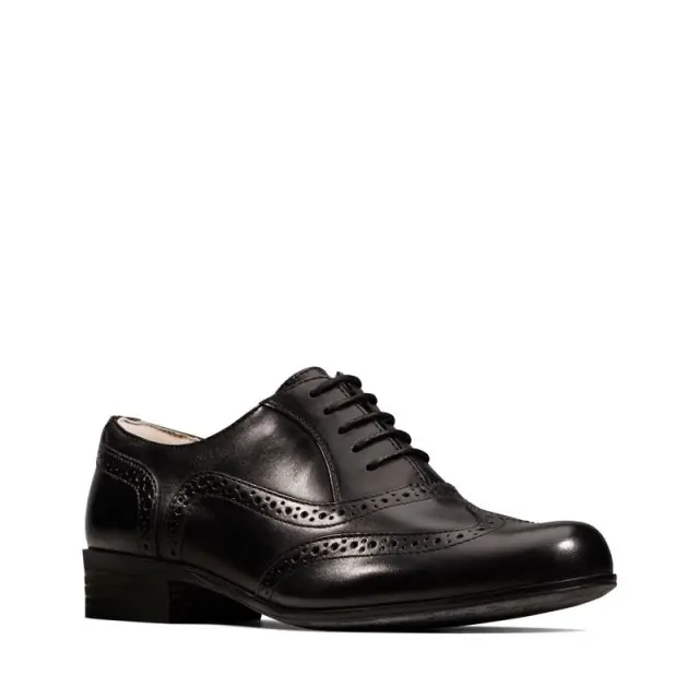 Clarks Hamble Oak Black Black Leather - 39.5 2