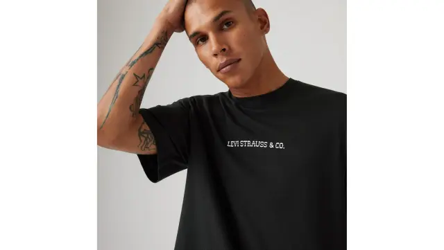 SS RELAXED FIT TEE BLACKS - ARCHIVAL RODEO MAP Archival Rodeo Map - L 3