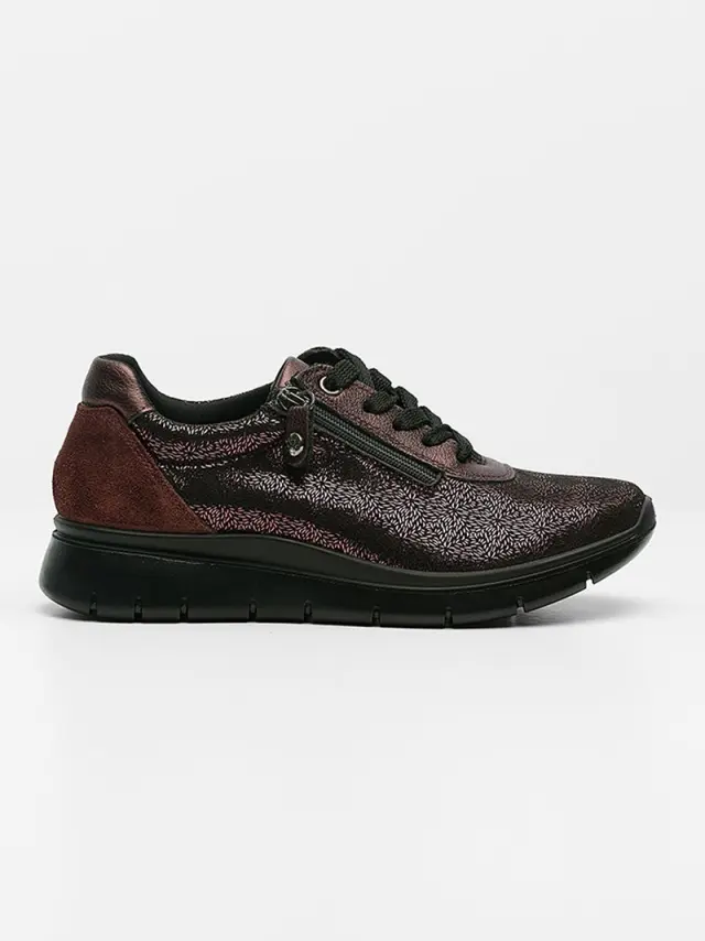 Imac Sneakers Γυναικείο HT/Δέρμα Nubuck Μπορντώ IMA/656160 BORDO - 39 3