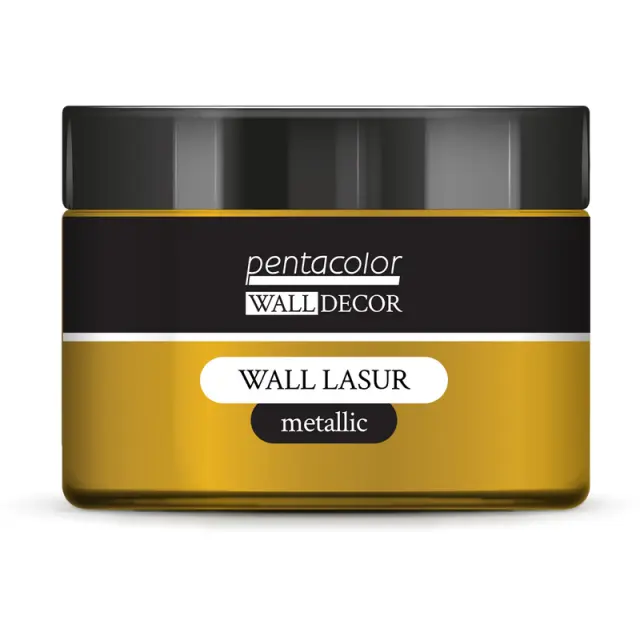 Wall Lasur μεταλλικό Pentart, Χρυσό, 150ml